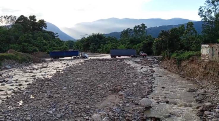 Precipitaciones en Mérida comprometen el paso por Táchira y Zulia: Autoridades trabajan para restaurarlo
