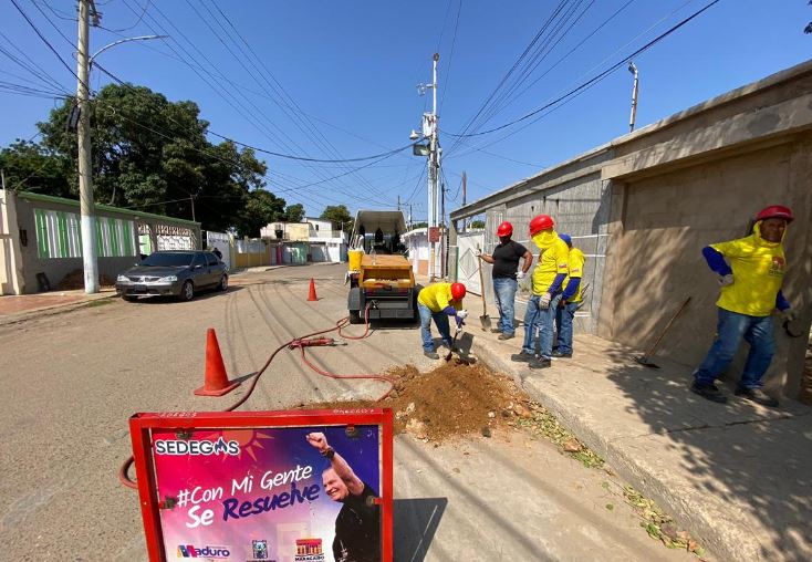 Alcaldía de Maracaibo ejecutó mantenimiento a la red de gas doméstico en Los Olivos