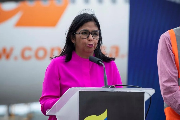 Delcy Rodríguez anuncia su regreso al país con nuevos proyectos tras gira por India y Turquía
