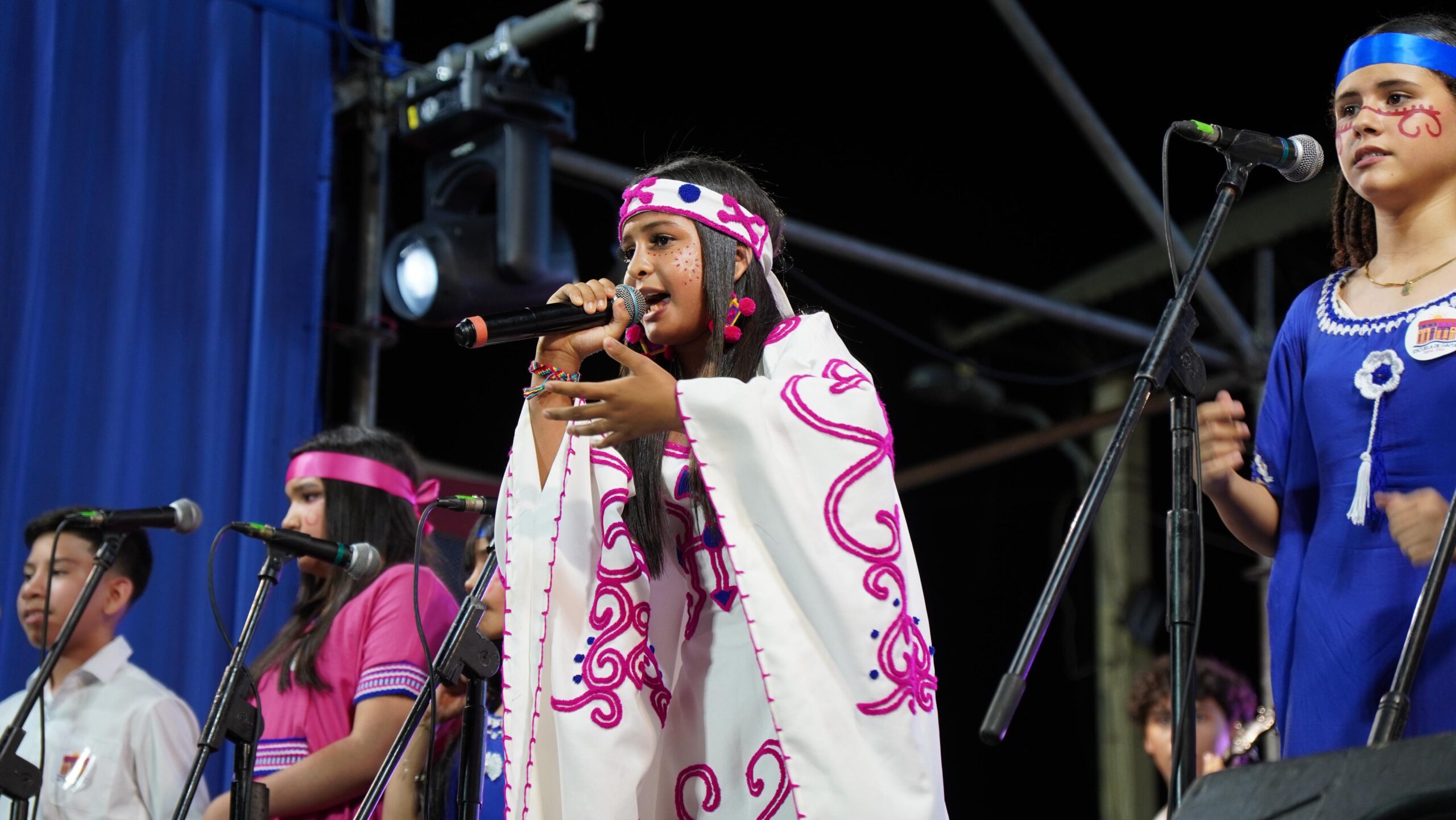 Más de 630 niños y jóvenes derrochan  talento en tarima con el sueño de llegar a la final en el II Festival Nacional de Gaitas
