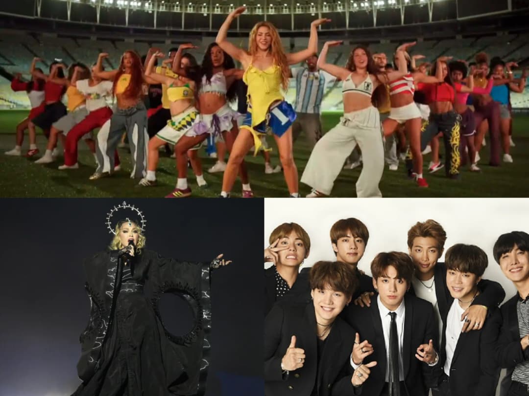 Shakira, Madonna y BTS actuarán en el show de medio tiempo en la final del Mundial