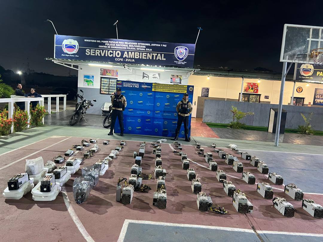 Incautan 40 máquinas minadoras de Bitcoin que operaban con toma eléctrica ilegal en Maracaibo