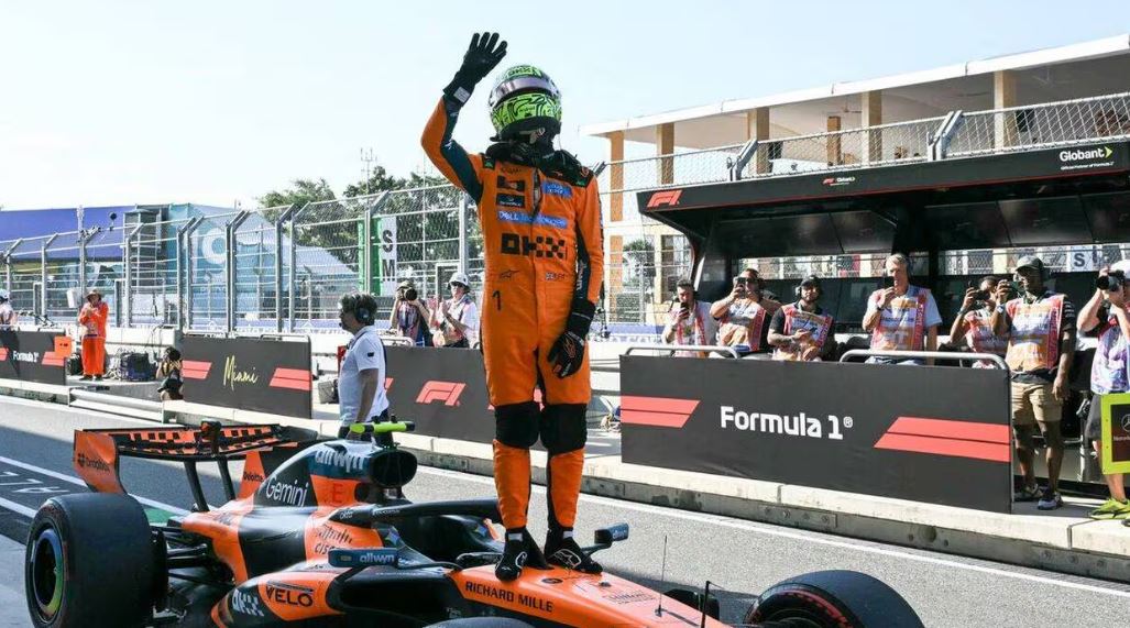 Lando Norris liderará la salida de la carrera sprint del GP de Miami