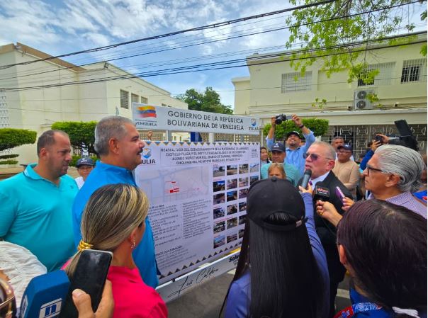 Gobernador Luis Caldera entregó vías recuperadas en la Facultad de Medicina con el Plan LUZ