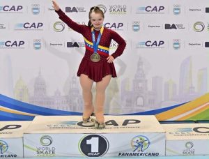 Ejemplo de superación: Jessica Jacinto se corona campeona en el Panamericano de Patinaje Artístico en Argentina