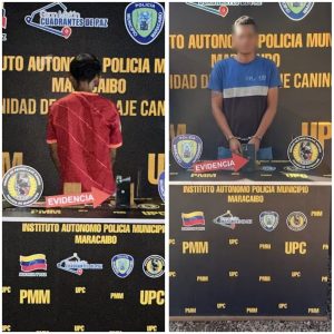 Polimaracaibo captura a pareja de ladrones en la Av. 16 Guajira