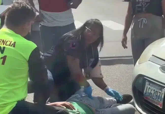 Una mujer resultó herida en fuerte choque en La Limpia
