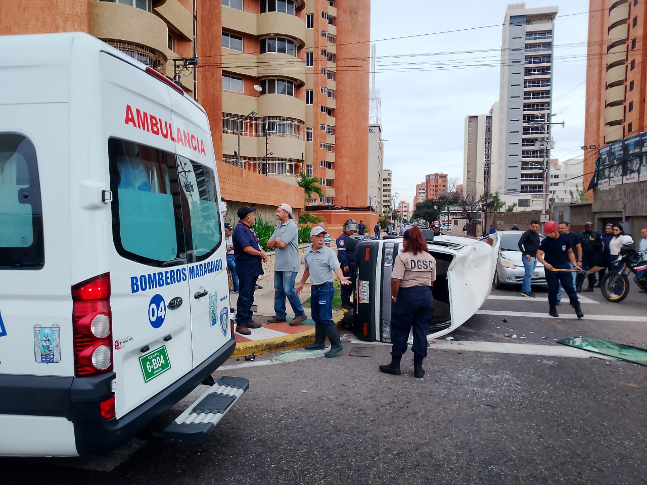 Espantoso choque en 5 de Julio con la 3F dejó una mujer herida
